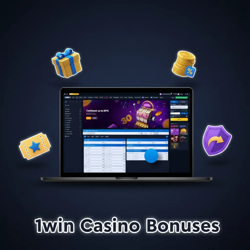 1win Casino Bonuses: 30% slots reload up to ₹10k, 10% live cashback up to ₹20k, 40 free spins, Drops & Wins tournaments.