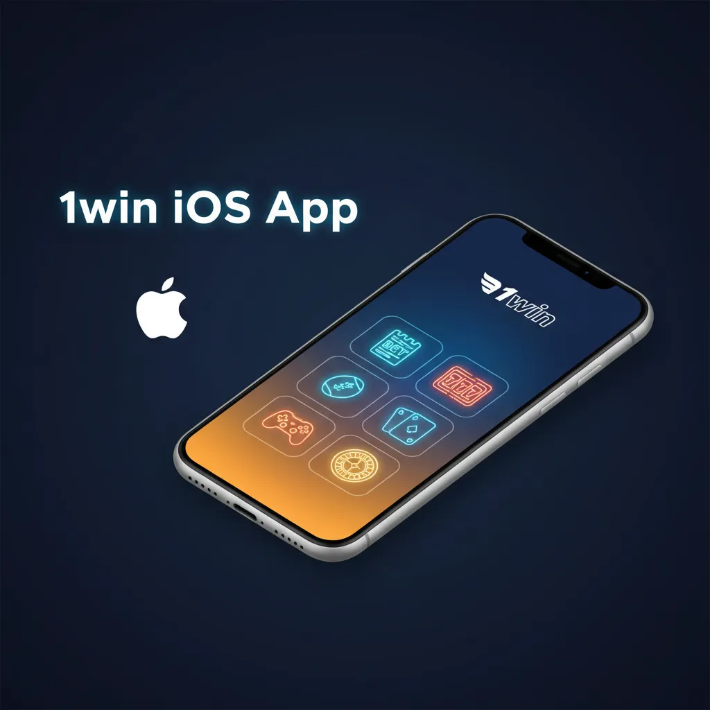 1win iOS app on iPhone and iPad showing sports, casino, live streams, and fast payments; iOS 12+ required.