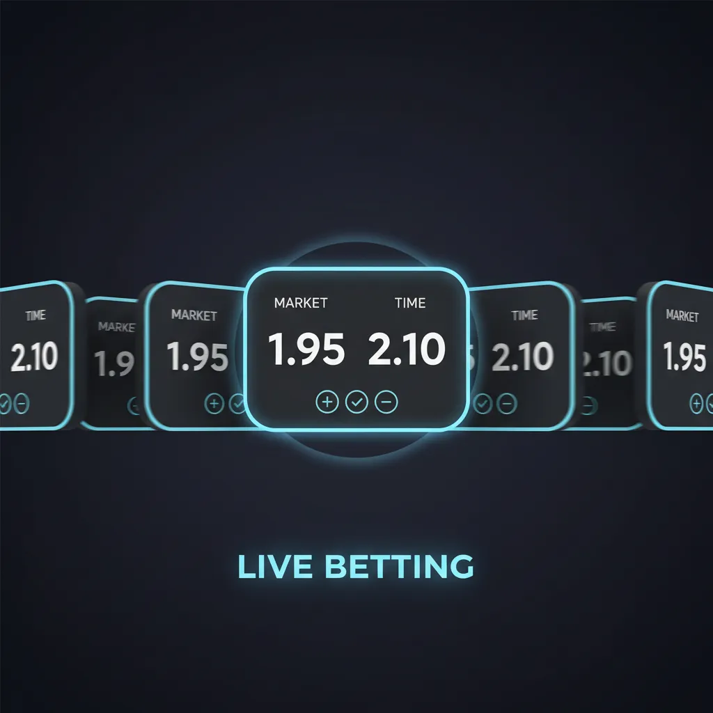 Live betting screen for cricket, football, tennis; instant odds, cash-out, match trackers, live stats, fast markets.