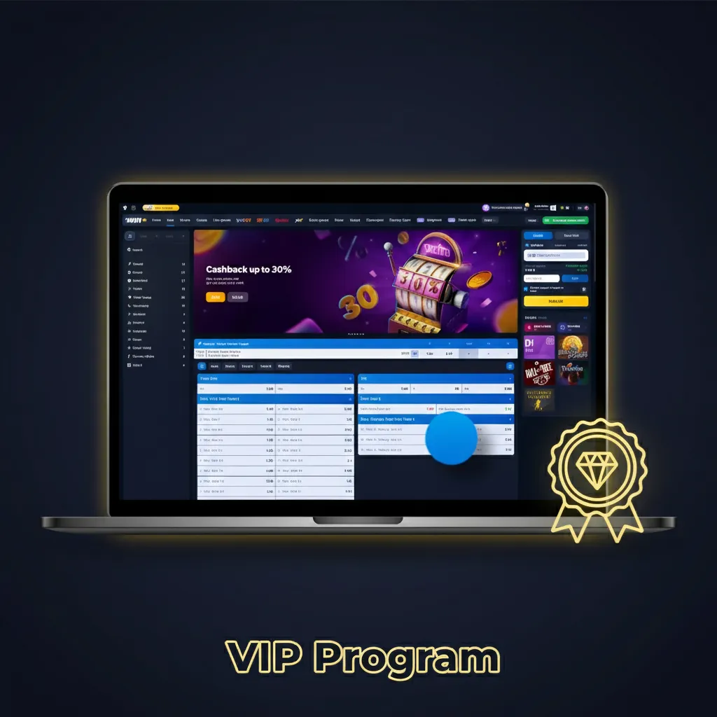 VIP Program: tiered loyalty levels with cashback, event invites, higher limits, priority support; track your level in profile