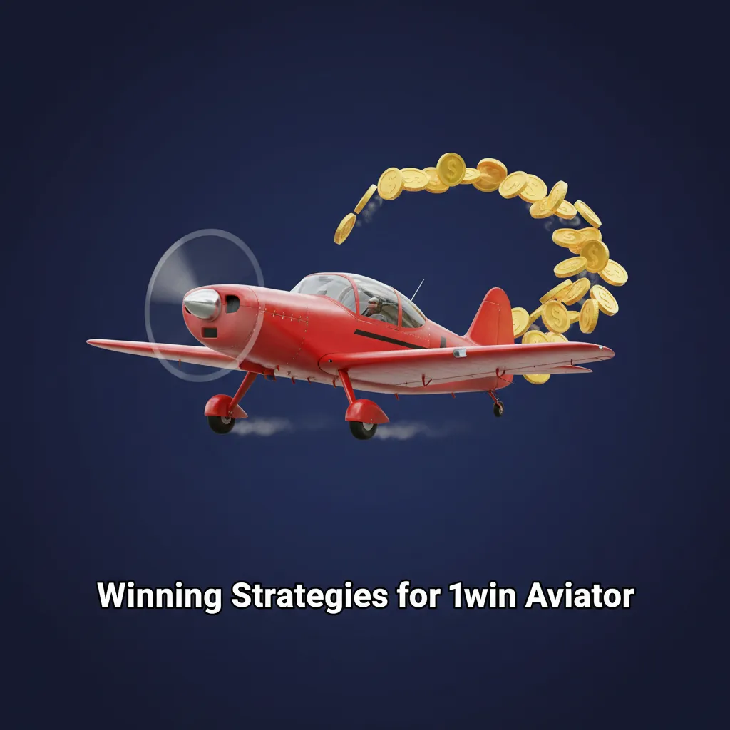 Infographic: 1win Aviator strategies: 1.3x-2x targets, two-bet balance, set limits, auto cash out, breaks for discipline.